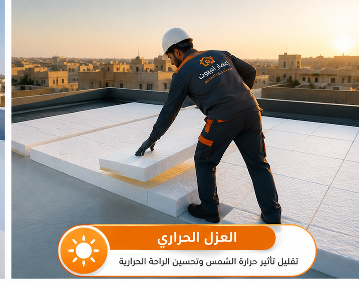 العزل الحراري للأسطح بالرياض